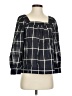 J.Crew Black 3/4 Sleeve Blouse Size 2 - photo 1