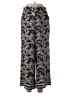 Max Studio Paisley Silver Black Casual Pants Size S (estimated) - photo 1