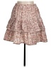 Unbranded 100% Polyester Paisley Pink Casual Skirt Size 6 - photo 2