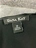 Dana Kay 100% Polyester Solid Black Casual Dress Size 12 - photo 7