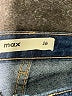 MAX Solid Blue Jeans Size 36 waist - photo 4