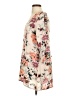 seven forty two 100% Polyester Floral Tan Casual Dress Size XS - photo 5