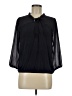 Ann Taylor LOFT Black 3/4 Sleeve Blouse Size M - photo 1