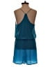 Rory Beca 100% Silk Color Block Teal Blue Romper Size XS - photo 2
