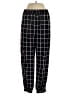 Zaful Plaid Black Casual Pants Size S - photo 1