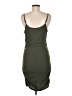 Unbranded Solid Green Casual Dress Size M - photo 2