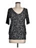 Viereck Black 3/4 Sleeve Top Size M - photo 1