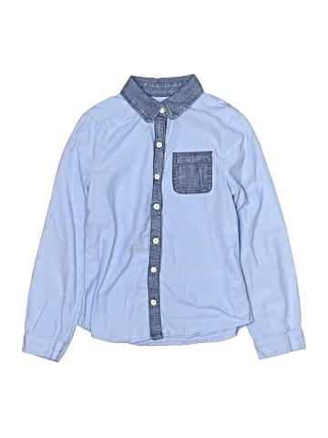 Gap Kids Outlet Long Sleeve Button-Down Shirt (view 1)