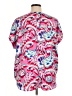 Jodifl 100% Polyester Paisley Pink Short Sleeve T-Shirt Size 1X - photo 2
