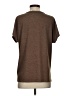 Shein Brown Short Sleeve Henley Size 4 - photo 2