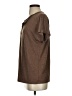 Shein Brown Short Sleeve Henley Size 4 - photo 5
