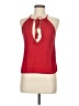 TJD Red Sleeveless Blouse Size 8 - photo 1