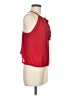 TJD Red Sleeveless Blouse Size 8 - photo 4