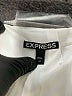 Express Solid White Casual Skirt Size 16 - photo 4