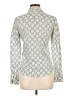 J.Crew Paisley Ivory Tan Long Sleeve Blouse Size L (estimated) - photo 2