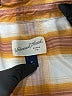 Universal Thread Plaid Orange Long Sleeve Button-Down Shirt Size M - photo 7