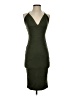 Lux Solid Green Cocktail Dress Size S - photo 1