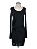 Halston Heritage Solid Black Casual Dress Size XS - photo 1