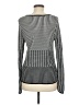 Ann Taylor Houndstooth Silver Pullover Sweater Size M - photo 2