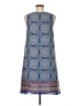 Max Studio 100% Polyester Paisley Blue Casual Dress Size M - photo 2