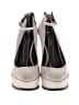 Elizabeth and James 100% Leather Ivory Gray Heels Size 10 - photo 2