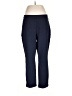 Susan Graver Solid Blue Active Pants Size L - photo 1