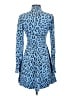 A.L.C. 100% Silk Animal Print Blue Cocktail Dress Size 0 - photo 2