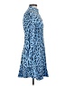 A.L.C. 100% Silk Animal Print Blue Cocktail Dress Size 0 - photo 4