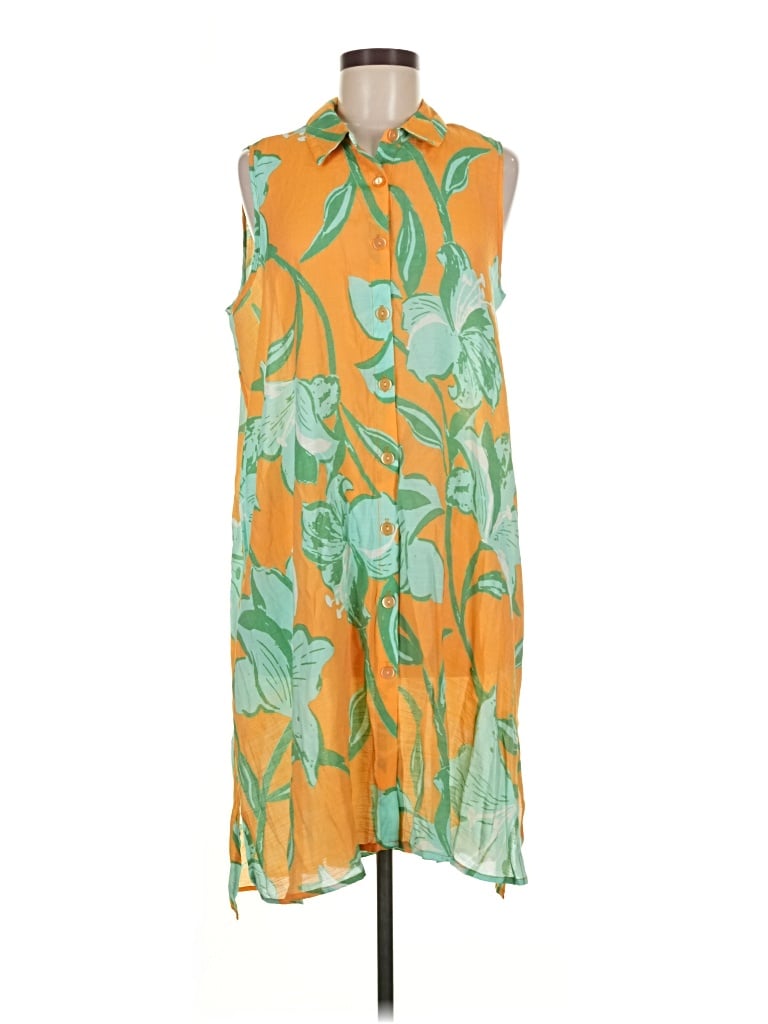 Pre-owned Mlle Gabrielle Casual Dress In Orange