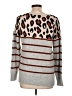 Betsey's Boutique Shop Animal Print Silver Pullover Sweater Size M - photo 2