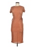 Assorted Brands Solid Tan Casual Dress Size M - photo 1