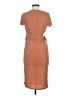 Assorted Brands Solid Tan Casual Dress Size M - photo 2