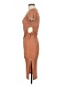 Assorted Brands Solid Tan Casual Dress Size M - photo 5
