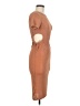 Assorted Brands Solid Tan Casual Dress Size M - photo 4