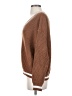 Shein 100% Acrylic Brown Pullover Sweater Size S - photo 5