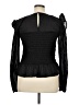 ASOS Design 100% Cotton Black Long Sleeve Blouse Size 14 - photo 2