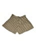 Shein 100% Polyester Houndstooth Gold Shorts Size 4 - photo 2