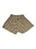 Shein 100% Polyester Houndstooth Gold Shorts Size 4 - photo 1