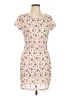 Forever 21 Floral Ivory Casual Dress Size L - photo 1