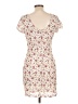 Forever 21 Floral Ivory Casual Dress Size L - photo 2
