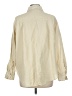 Zara Ivory 3/4 Sleeve Button-Down Shirt Size M - photo 2