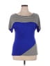 Fenn Wright Manson Blue Short Sleeve Top Size XL - photo 1