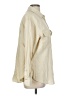 Zara Ivory 3/4 Sleeve Button-Down Shirt Size M - photo 4