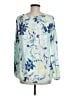 Chico's Paisley Blue Pullover Sweater Size Med (1) - photo 2