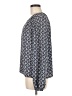 Ann Taylor LOFT 100% Polyester Blue Long Sleeve Blouse Size M - photo 5