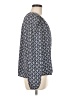 Ann Taylor LOFT 100% Polyester Blue Long Sleeve Blouse Size M - photo 4