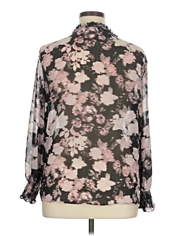 Ruff Hewn Long Sleeve Blouse (view 2)