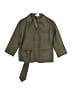 Fouger 100% Polyester Green Tan Jacket Size 4 - photo 1