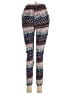 Red Queen Print Blue Casual Pants Size M - photo 2