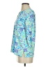 Lilly Pulitzer Blue 3/4 Sleeve Blouse Size S - photo 5